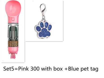 Vaso de agua multifuncional para mascotas Para llevar con el perro
