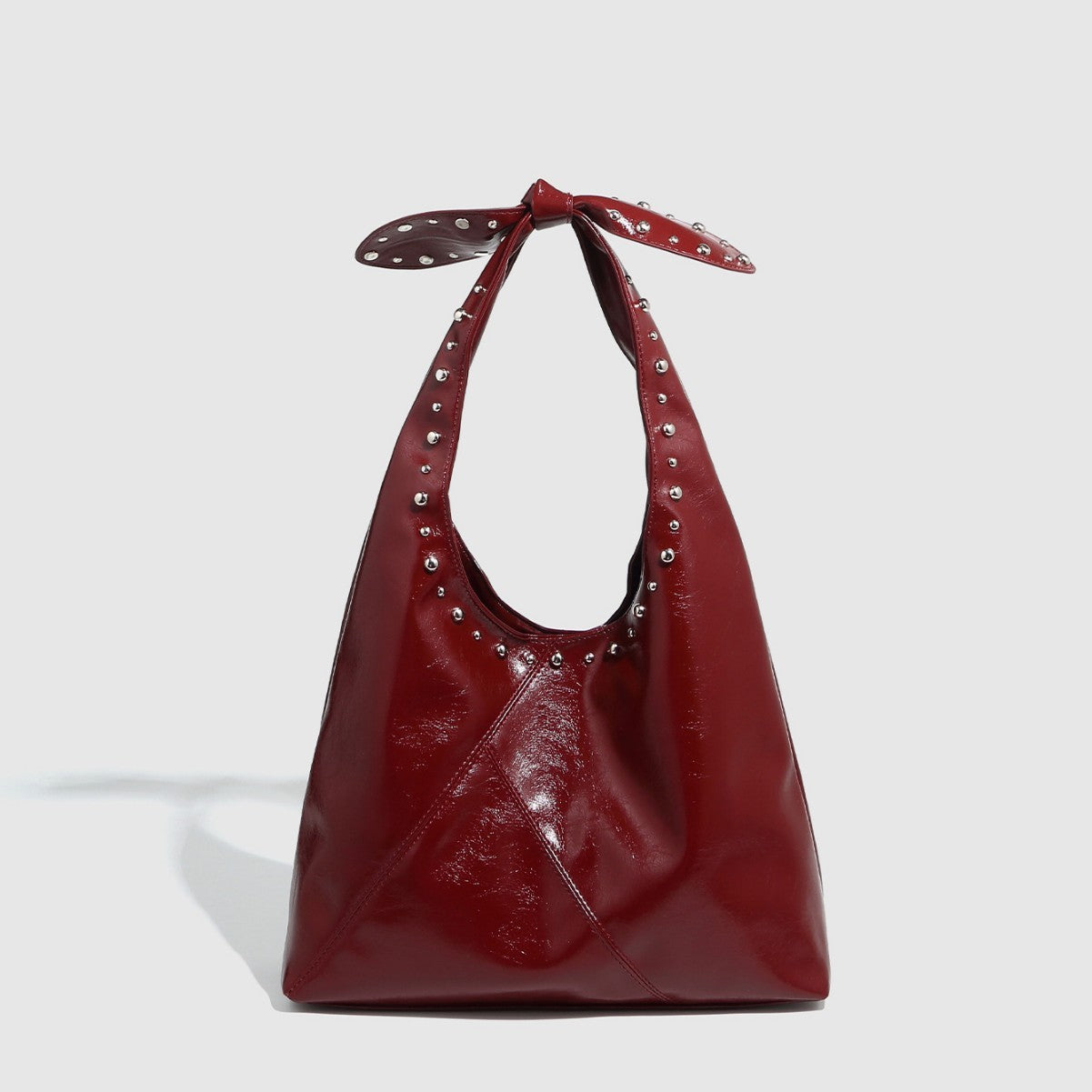 Modern Rivet Accent Tote