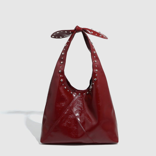 Modern Rivet Accent Tote
