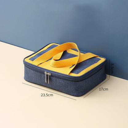 Bolsa de almuerzo bento portátil de aluminio con aislamiento térmico
