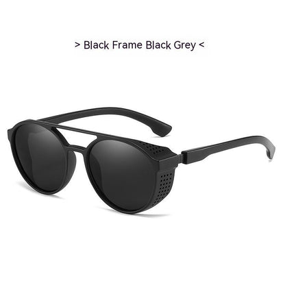Polarisierte Sonnenbrille für Männer und Frauen mit rundem Rahmen