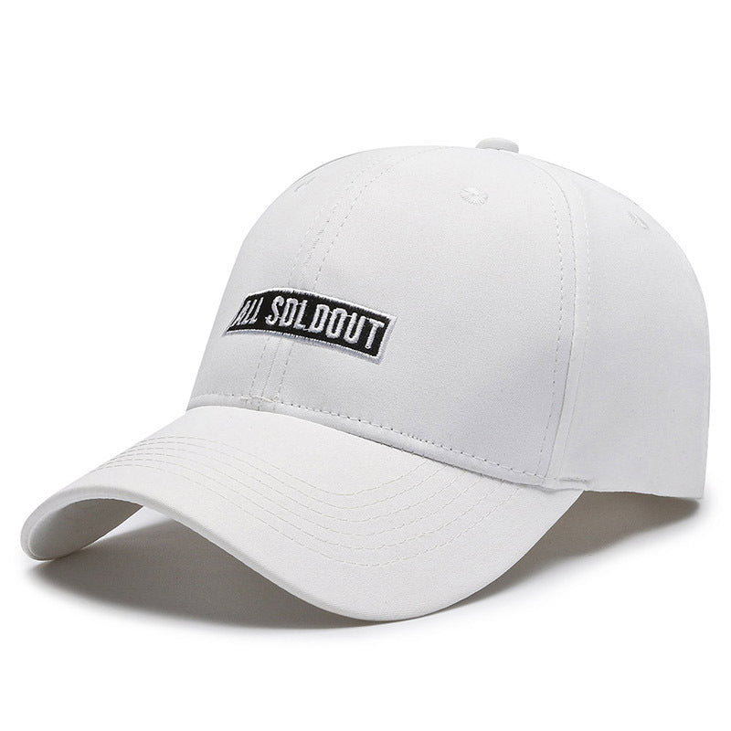Men's Korean-style Trendy Spring And Autumn Sun-poof Peaked Cap