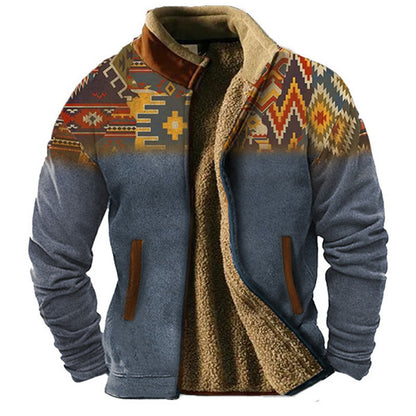 Chaqueta de forro polar informal de moda para hombre