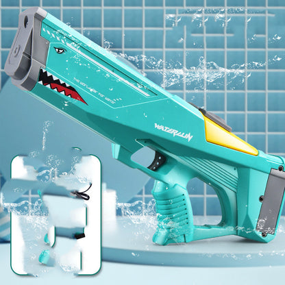 Pistola de agua eléctrica automática de alta presión para niños, juguete de playa para exteriores, verano, fiesta en la piscina