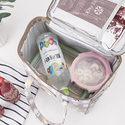 Lunchbox Picknick Isoliertasche Große tragbare wasserdichte Eispackung