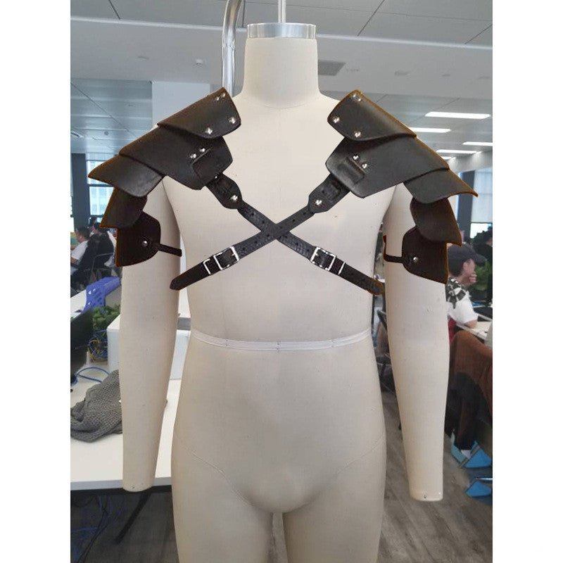 Men's Leather Bondage Jackets Multiple Straps Binding Bras - BAGMODA