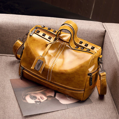 Bolso de mano de un solo hombro estilo retro europeo y americano