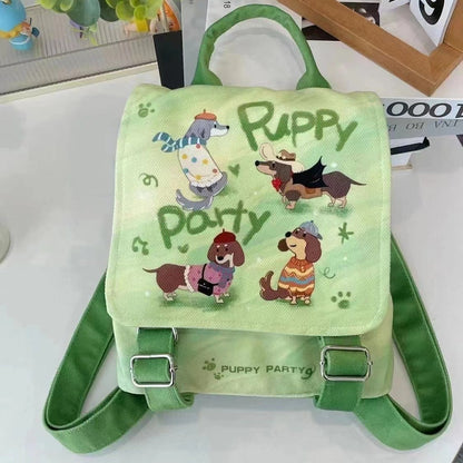 Welpen Party Rucksack Student Niedlich Casual