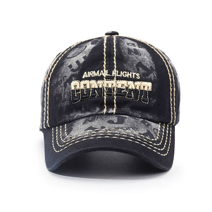 Retro Washed Baseball Cap für Männer und Frauen Paar