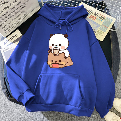 Bubu und Dudu Hoodies für Frauen Ästhetische Grafik Spaß Kawaii