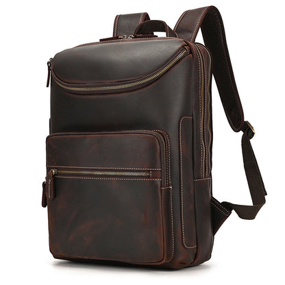 Mochila Heritage Voyager de piel de vaca