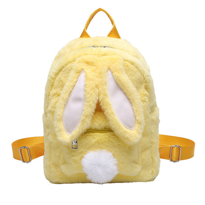 Linda mini mochila con orejas de conejo