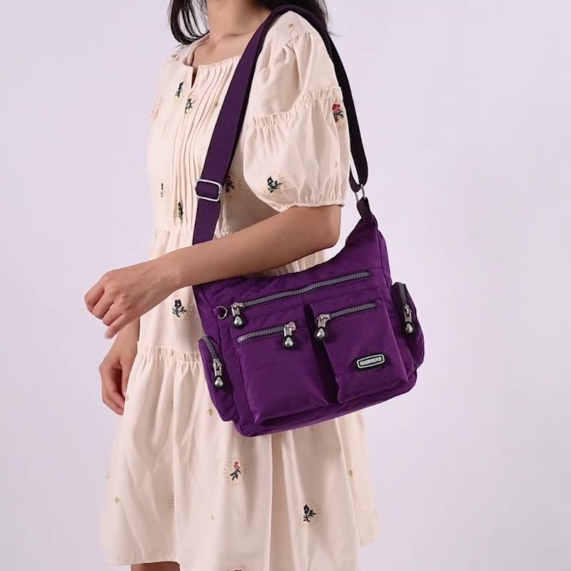 Multiple Pockets Waterproof Crossbody Bags
