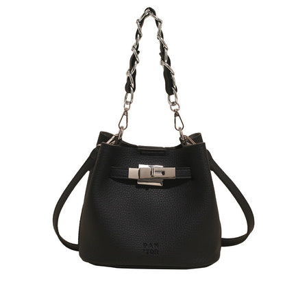 Retro Soft Leather PU Leisure Bucket Bag