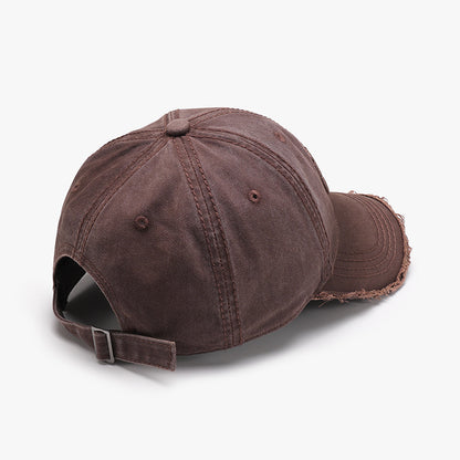 Buchstaben Dreidimensionale Stickerei Soft Top Burr Herren Baseball Cap