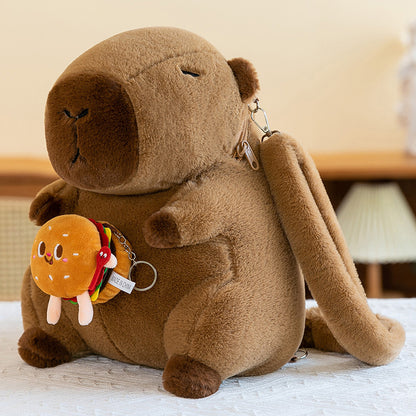Capybara Rucksack Plüschtier Kreativer Rucksack