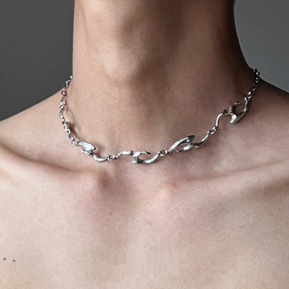 Collar punk de moda para hombres y mujeres