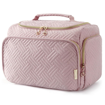 Neceser de viaje para cosméticos, portátil, impermeable, con gancho