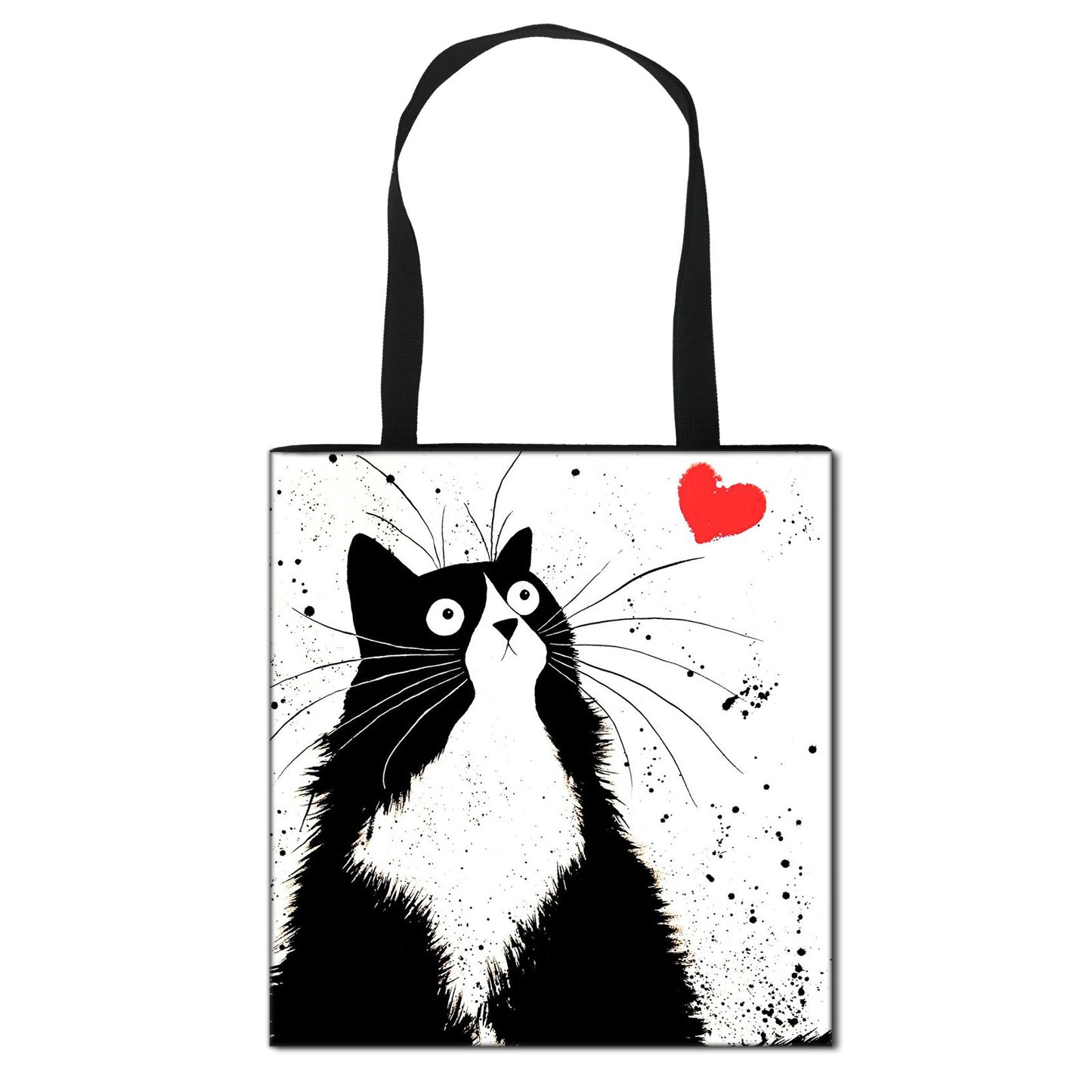 Foldable Cartoon Print Student Bag Tote Bag