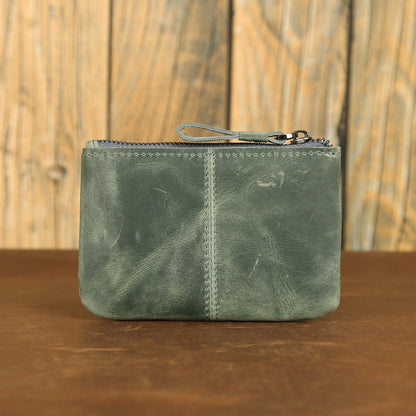 Monedero retro de cuero de Caballo Loco para hombre