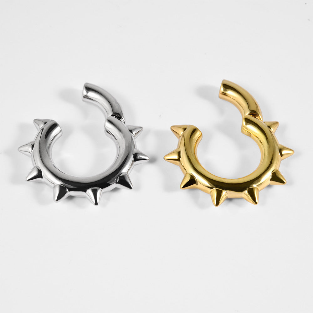 Fashion Sharp Cone Round Magnet Ear Extender