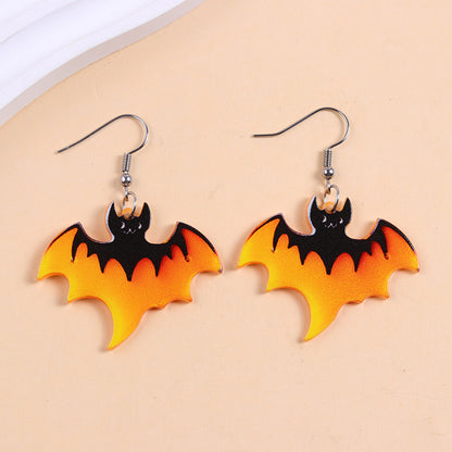 Europäische und amerikanische Halloween-Serie Acryl-Ohrringe Farbe