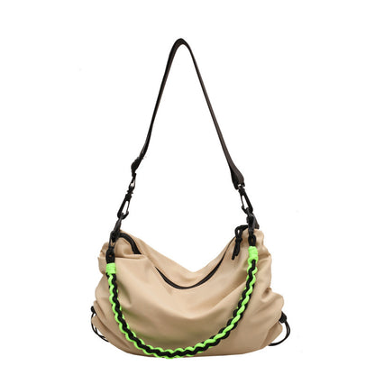 Bolso bandolera de nailon naranja