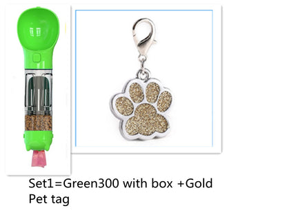 Vaso de agua multifuncional para mascotas Para llevar con el perro