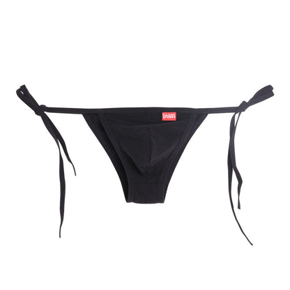 Sports Inspired Bulging Bag Thin Strap Sexy Cotton Underwear