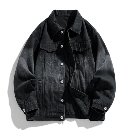 Herren Retro Trendy Loose Jeansjacke