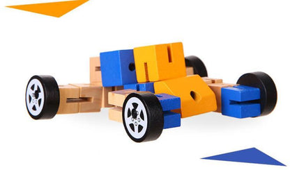 Roboterspielzeug aus Holz