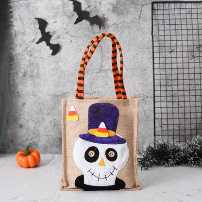 Bolsa de regalo de Halloween no tejida, bolsa para dulces