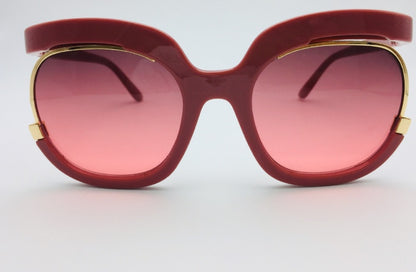 Gafas de sol voladoras para mujer, montura media de ojo de gato para mujer