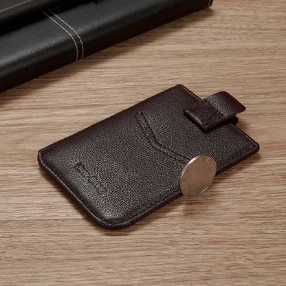Echtes Leder Brieftasche Herren Kartenhalter Dünnes Rindsleder