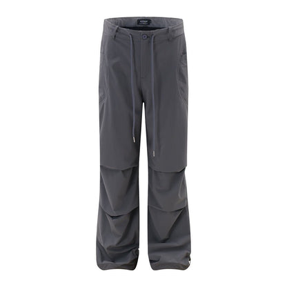 Fashion Personality Pleated Paratrooper Pants Men - BAGMODA