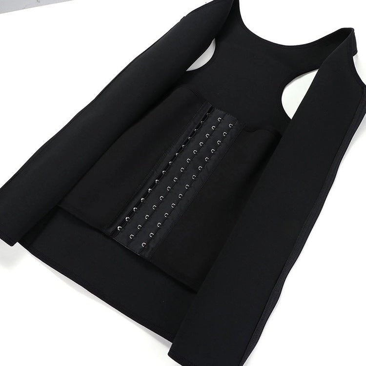 Men's Fitness Clothing Shapewear Three - breasted Waistcoat - BAGMODA