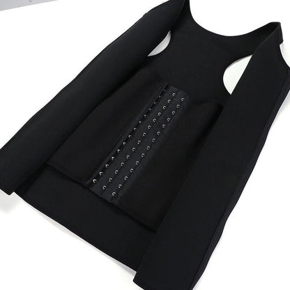 Men's Fitness Clothing Shapewear Three - breasted Waistcoat - BAGMODA