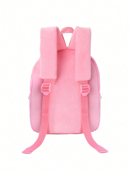 Mochila infantil de peluche con dibujos de animales