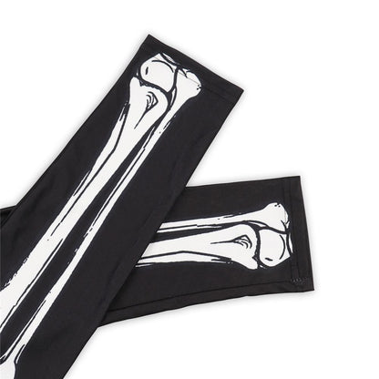 Hose mit 3D-Rosenschädel-Print für Damen