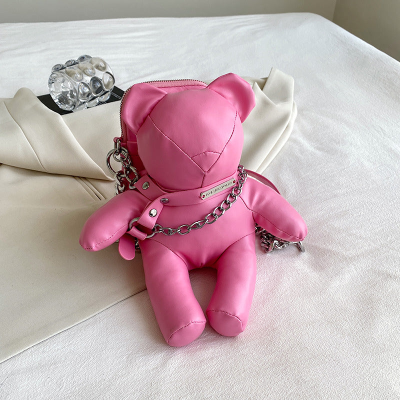 Teddy Charm Crossbody Bag