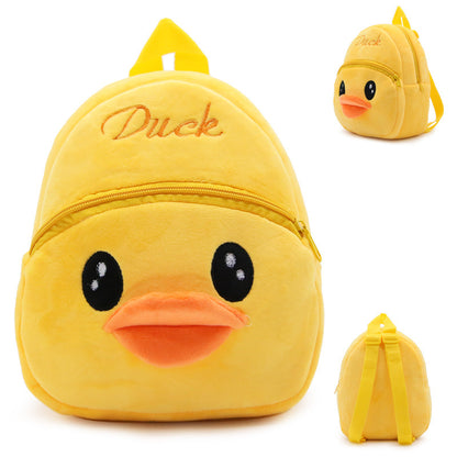 Mochila escolar de peluche