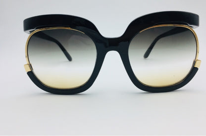 Gafas de sol voladoras para mujer, montura media de ojo de gato para mujer