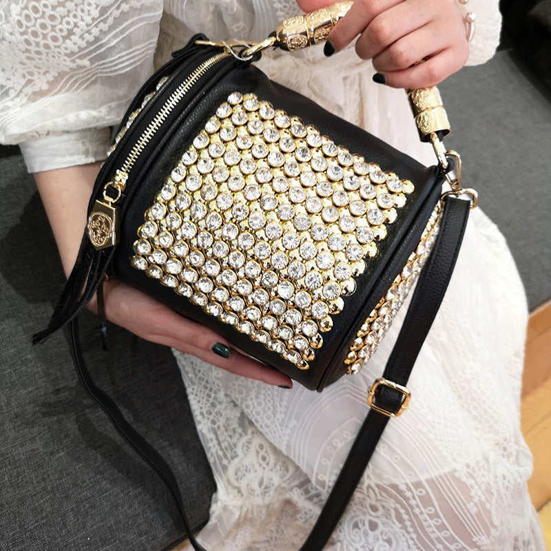 Glam Twist Cylinder Bag