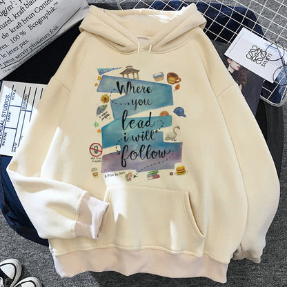 Sudadera con capucha Gilmore Girls para mujer, estilo Y2K, para invierno