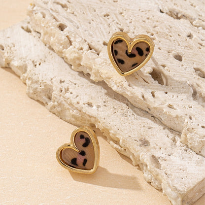Pendientes de botón para mujer del festival Love de Daily Commuter