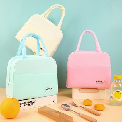 Twill-Lunchtasche für Büroangestellte, tragbare Isoliertasche