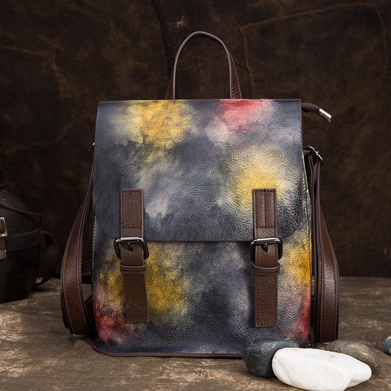 Acadion Classic Leather Backpack