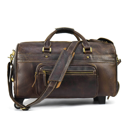 Leather Business Travel Handbag