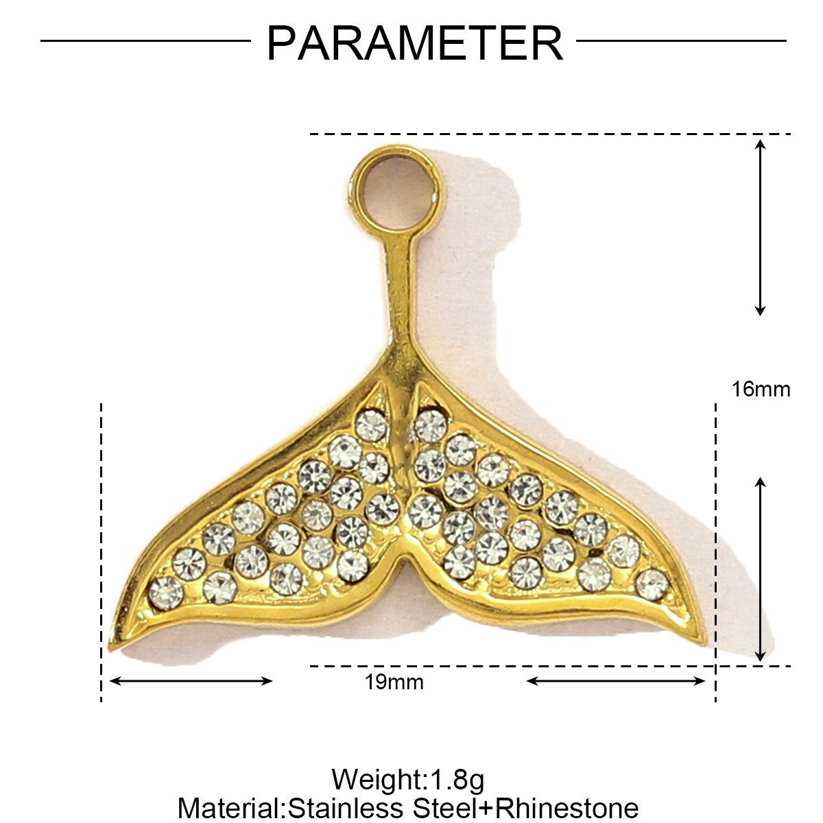 French Style Heart Shell Starfish Diy Titanium Steel Pendant