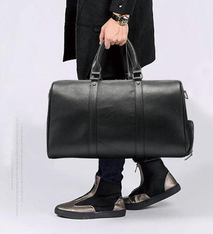 Bolsa de viaje de cuero para ocio